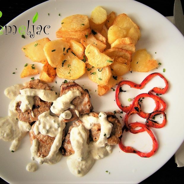 lungić u umaku od zelenog papra